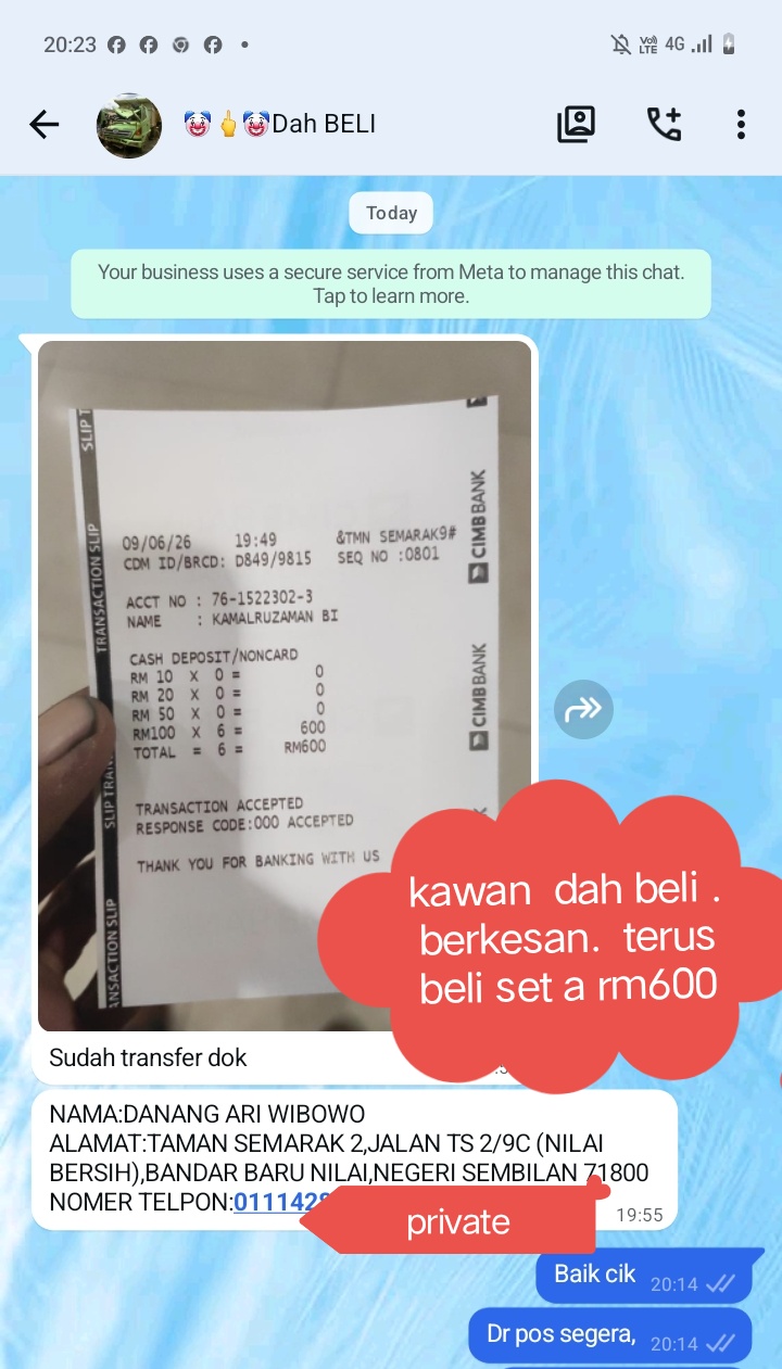 Bukti Pos